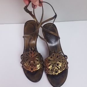 a giannetti wedge sandals